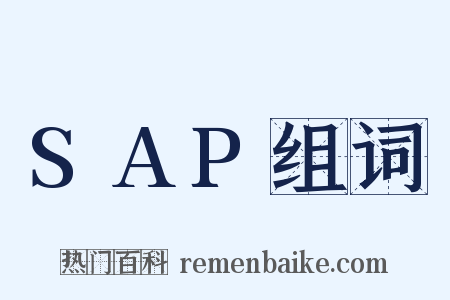 SAP组词是什么意思的图片